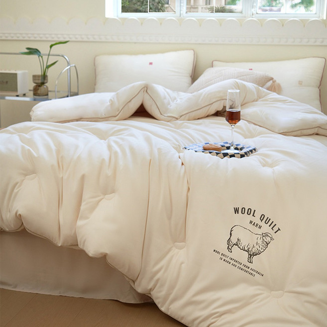 [시즌오프특가] 아이너프 프리미엄 극세사 양모 양털 겨울 차렵이불