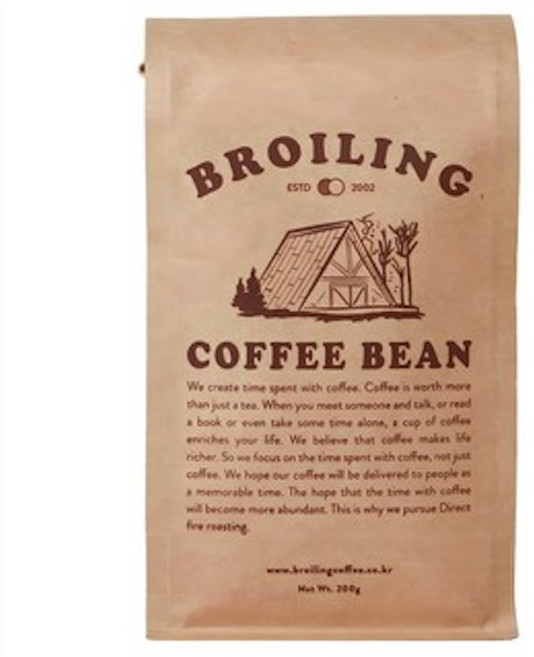 인도네시아 프리미엄 로브스타 저렴하고 맛있고 고소한 커피 - 브로일링 직화커피, 1개, 1kg, 홀빈(분쇄안함)
