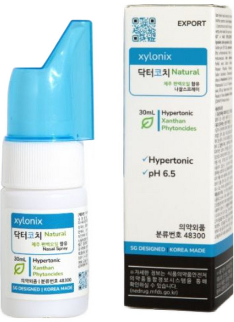 닥터코치 비강세정코스프레이 [공식판매채널] 이비인후과자문 의약외품 코막힘 코건조 코건강 케어 병원 약국판매 판매처 와이스마케팅판매, 1개