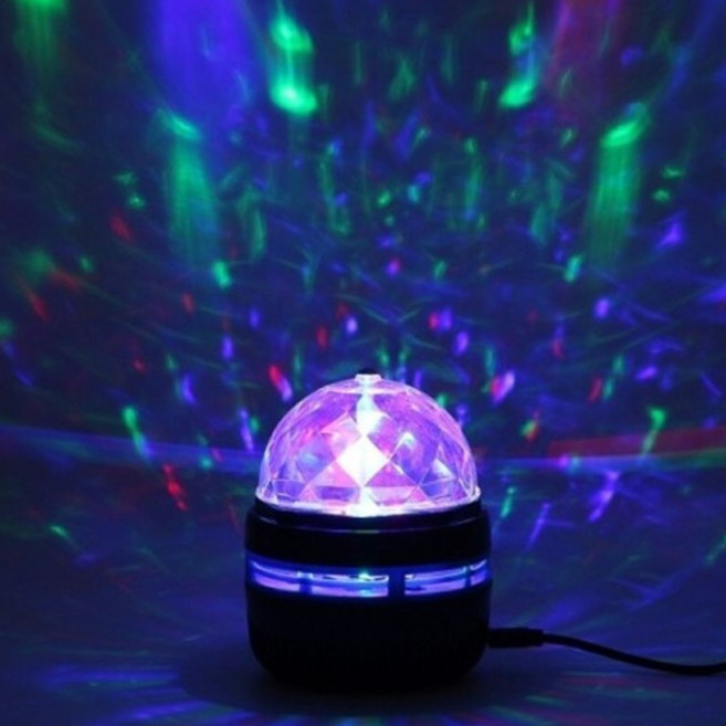 2개세트 360도회전 미러볼 USB 노래방 조명 LED 파티 싸이키, 1+1 LIGHT05_미러볼