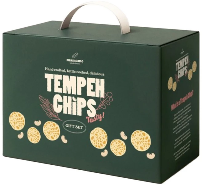 마마메 템페칩 8입 선물세트(다크) 400g (오리지날+씨솔트+핫칠리), 8개, 50g - 쿠팡