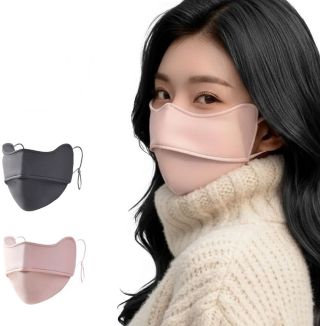 주요커머스 1+1 겨울 방한마스크 안면마스크 운동 스키 등산용 스포츠 마스크 골프얼굴가리개