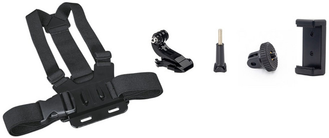 액션캠 스마트폰 만능 체스트 마운트 핸즈프리 1인칭 촬영 가슴 거치대 풀세트 고프로 오즈모 Insta360, AC-N20Plus 체스트마운트, 1개, AC-N20Plus