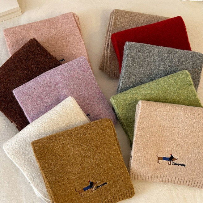 고급니트목도리