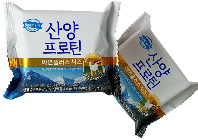덴마크 산양프로틴 아연플러스치즈 220g, 12개