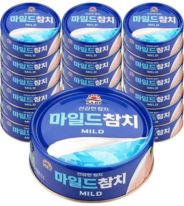 사조 마일드 참치 안심따개, 200g, 36개
