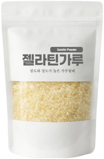 오케이 젤라틴가루 우피 분말 국내제조, 1개, 100g - 쿠팡