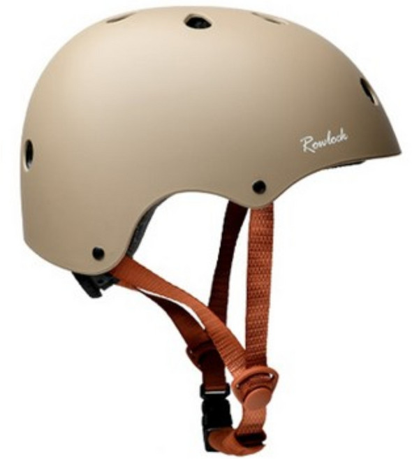 어반 어린이 헬멧 유아용 주니어 자전거 킥보드 인라인 키즈 보호장비, 베이지, 1개