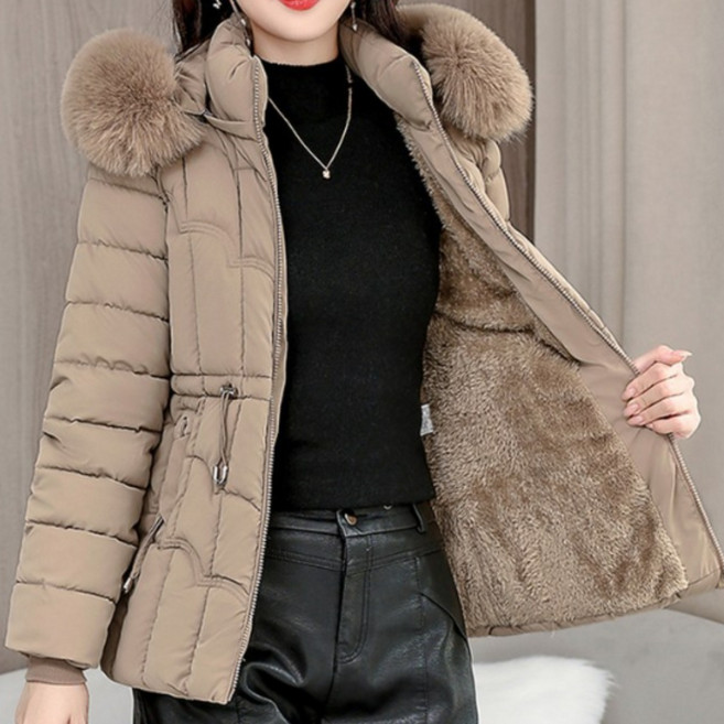 POMTOR 여성 빅사이즈 겨울 아우터 고급진 패딩 자켓