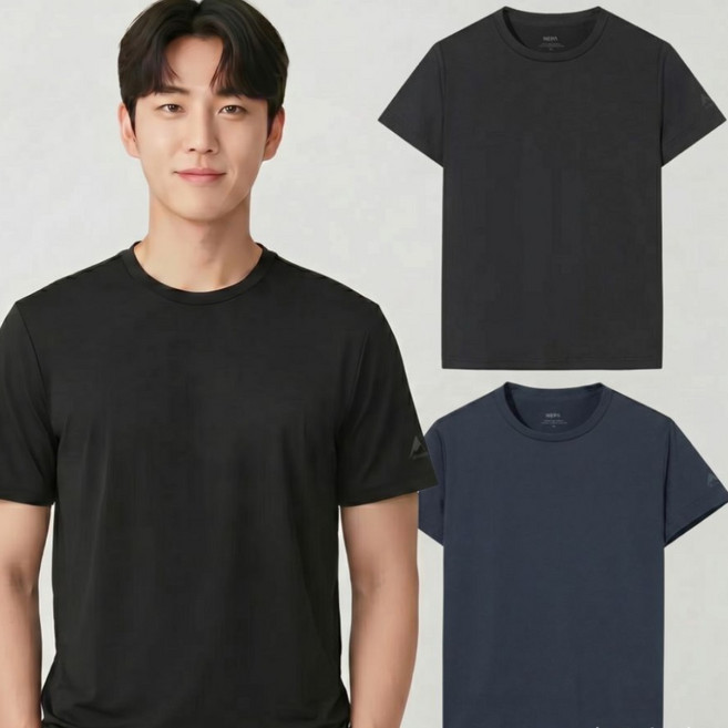 4위 - 네파 공용 기능성 반팔티셔츠 1+1 여름 아이스 냉감 쿨링 2팩
