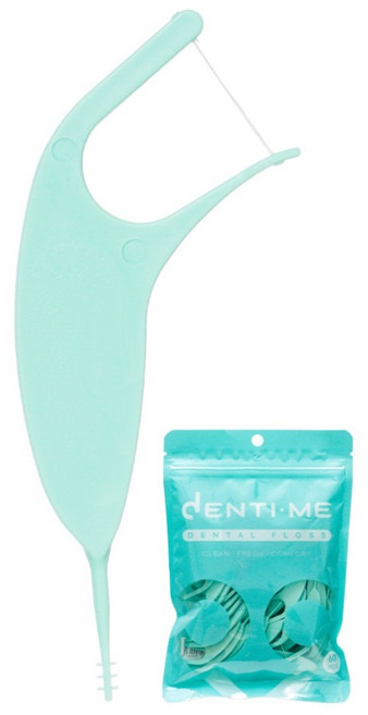 덴티미 교정용 치실, 1개, 60개입, 1.8cm
