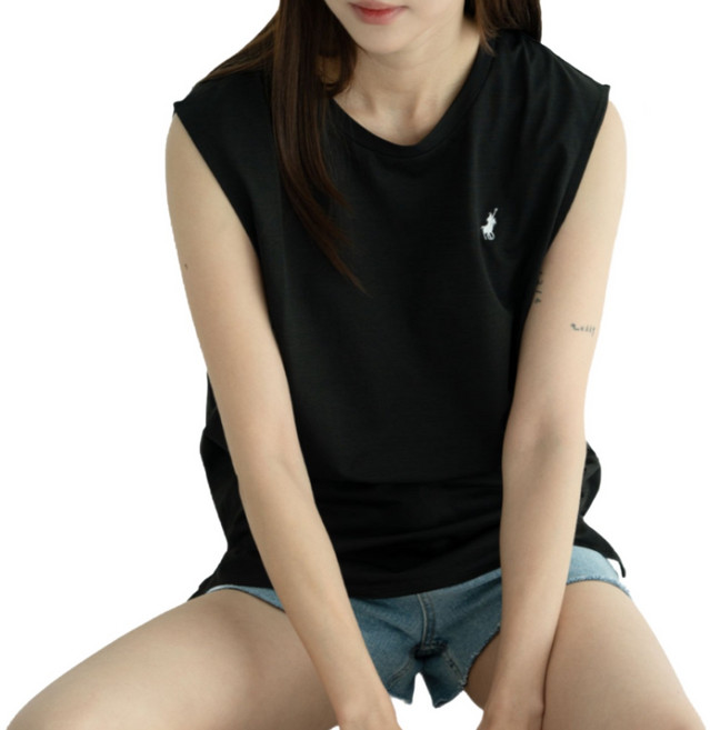 [빅히트 패션] 남여공용 여름 나시 민소매 슬리브리스 기능성 티셔츠