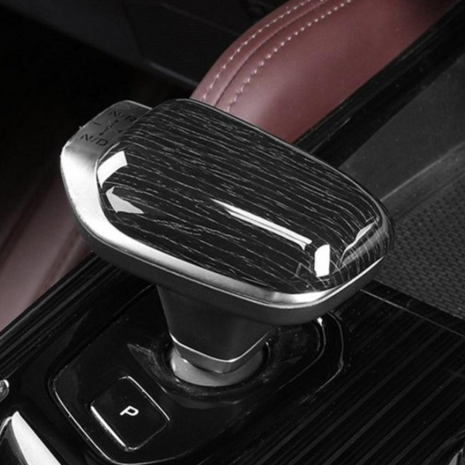 벤비아믹스 그랑콜레오스 기어봉 커버몰딩 필랑트 호환 알칸타라 카본 우드 인테리어 기어노브 부착형 00793, 3. 우드블랙, 1개