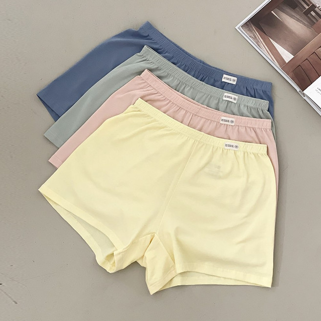디디오 여성 코튼 사각팬티 트렁크 4종 세트 데일리 부드러운 면 쾌적한 통기성 사각 박서 윤슬