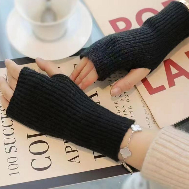 2+1 바니엘 핸드워머 캐시미어 니트 반장갑 손토시