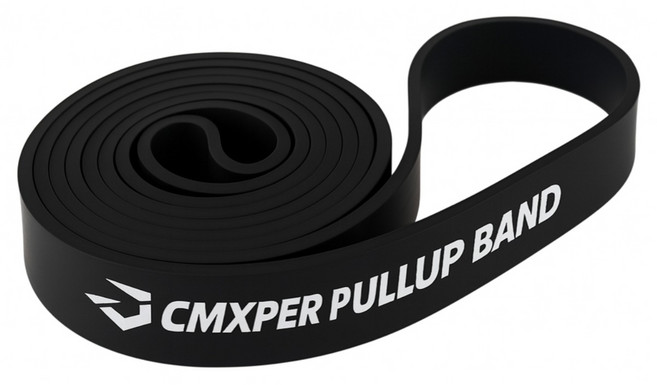씨엠엑스퍼 스포츠 턱걸이 스트레칭 파워 스트롱 풀업 밴드, 블랙, 1개