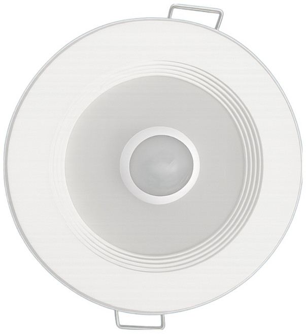 루미안 KS 국산 LED 다운라이트 센서등 타공 3인치(8Cm) 8W 현관등 복도등, 300개, 전구색(노란색 3000k)