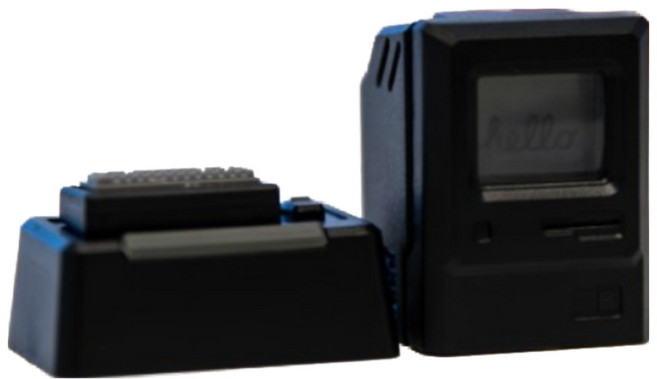 올리민 IBM 맥킨토시 애플 포인트키캡 레트로 기계식 키보드 키캡 2PC ESC+TAB 키캡, 02.블랙 ESC+TAB