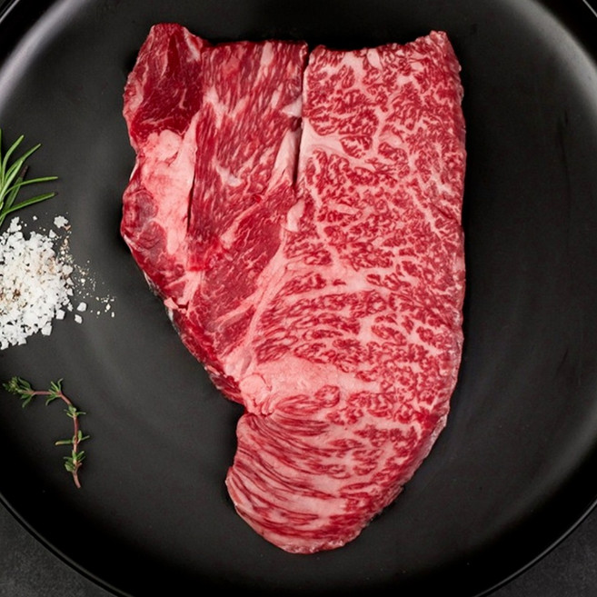 지인한우 무항생제 한우 1등급 등심 (냉장), 1개, 300g