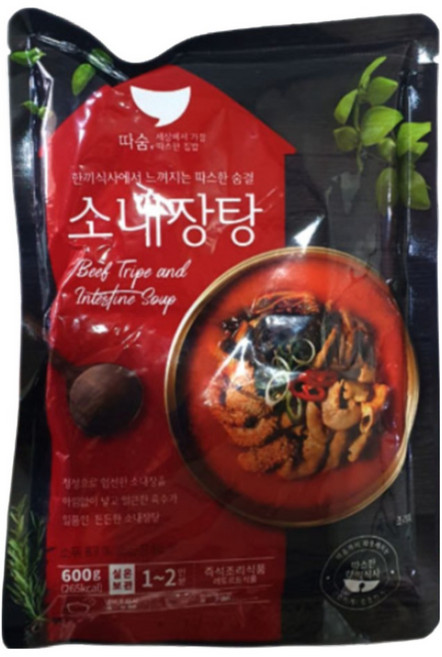 선미식품 선미 소내장탕600g, 600g, 1개