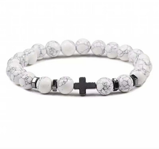 케이옵티마 재물 행운 소원 호안석 힐링 기독교 천주교 십자가 크리스마스 선물용 팔찌