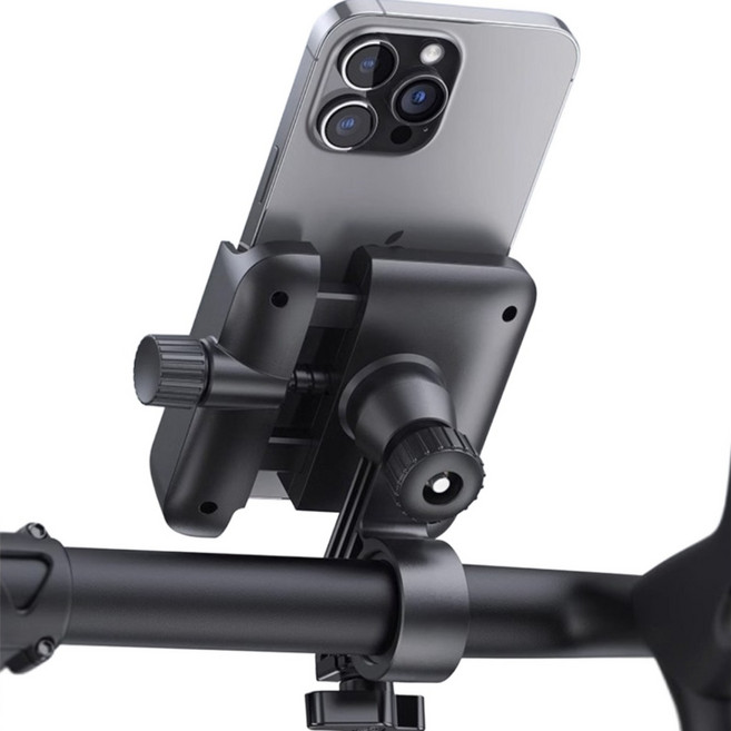 에스위두 강력고정 튼튼한 자전거 핸드폰 거치대, 1개, 핸들바형