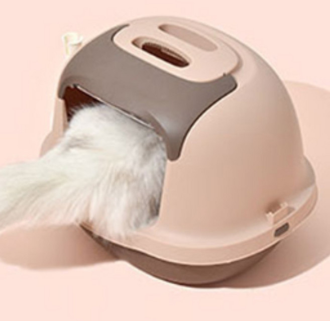 딩동펫 리틀박스 고양이 화장실, 브라운, 1개