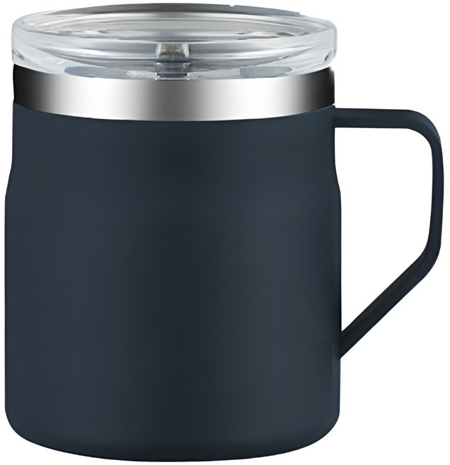 워터하마 스테인리스 데스크 머그컵 텀블러 450ml, 헤이즈블루, 1개