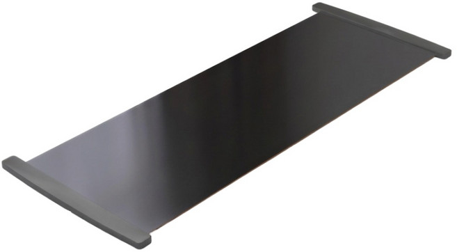 라인플로리 홈트 유산소 슬라이딩매트 1.8m, 1개, 블랙