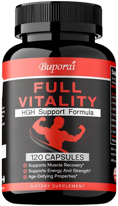 남성 및 여성용 HGH 보충제 600캡슐 - 성장 호르몬 근육 강화 근육 성장 촉진 운동 후 회복 아미노산 블렌드 초유 함유, 1개, 60정 - 쿠팡