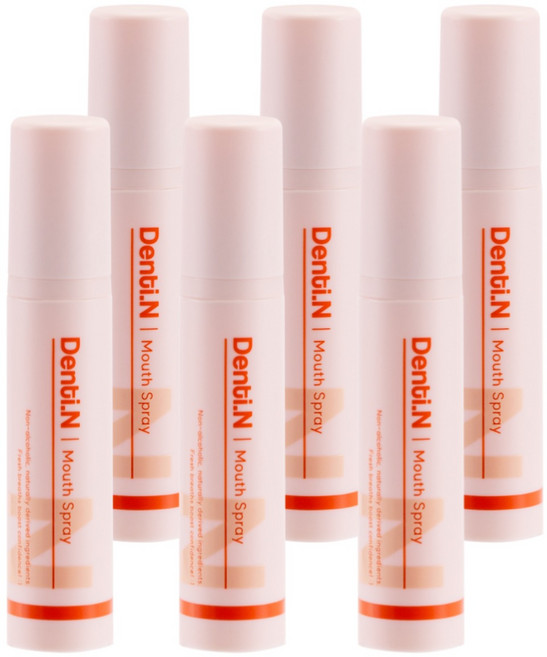 덴티엔 논알콜 프레쉬 구강 스프레이, 6개, 10ml