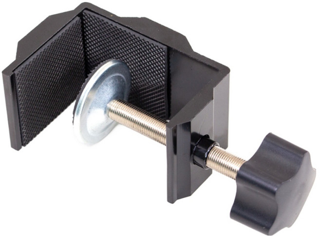 C형 자바라 클램프 테이블 책상 고정 최대 폭 6cm 60mm 조명 카메라 마이크 장비 설치, 1개