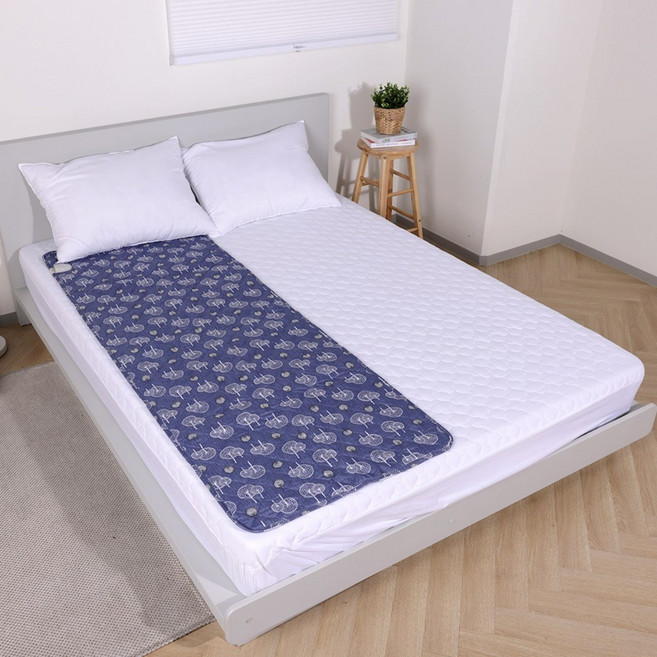 한일의료기 탄소 카본 피복 발열선 고급 전기요 HL-203S, 블루트리(자동타이머), 미니(소)