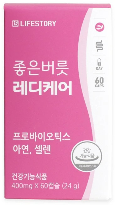 좋은버릇 레디케어 여성 질 유래 유산균, 60정, 6개 - 쿠팡