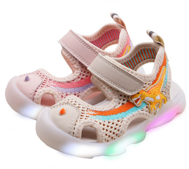 풋풋 꼬물꼬물 티렉스 LED 샌들