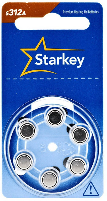 스타키 보청기 밧데리 10팩총60알 S312A 배터리 건전지, 10개