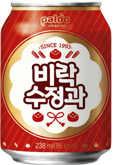 비락 수정과캔 238ml, 24개