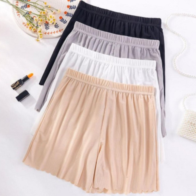 아웃사이즈 OA12341 빅사이즈 오버핏 실크 속바지