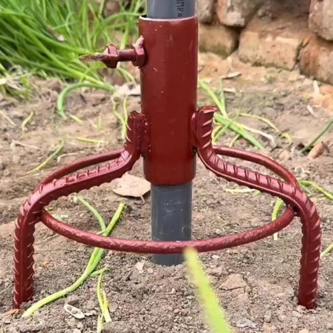 주한피싱 파라솔 고정 지지대 파라솔 받침대 고정대 낚시용 땅꽂이 스탠드 낚시용 파라솔 꽂이, 1개