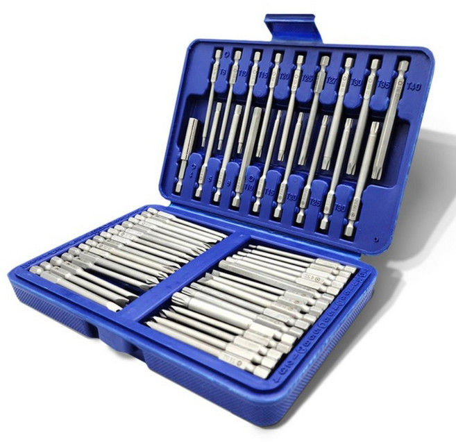 50in1가정용 공구 전동드릴 비트 세트 수리도구, 1개, 50개 비트세트