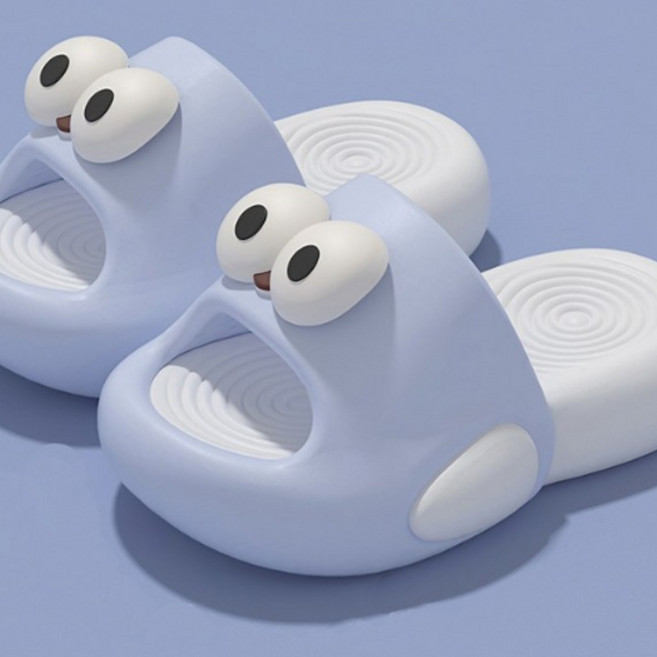 꾸미 유아 아동 왕눈이 슬리퍼 실외 실내 욕실 층간소음방지 슬리퍼