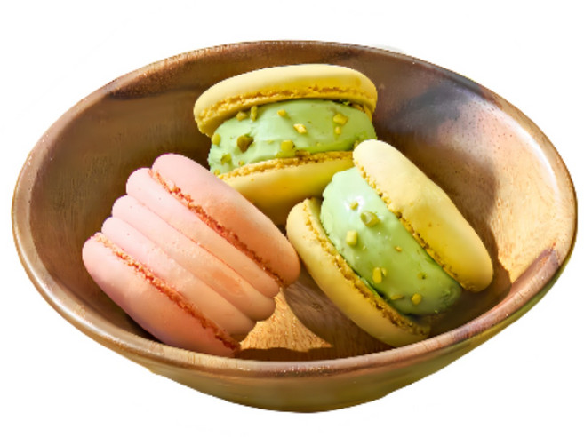 널담 봄뚱카롱 벚꽃에디션 고식이섬유 마카롱 12구 (체리블라썸/피스타치오), 50g, 12개, 체리블라썸 1세트+피스타치오 2세트