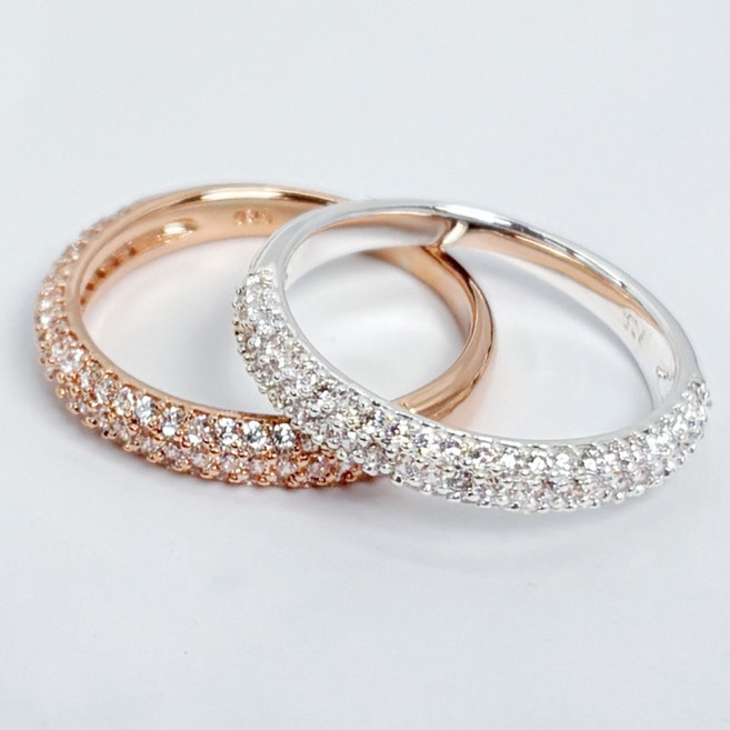 925실버 파베라인 베이스은반지 데일리은반지 포인트 검지반지 큐빅반지