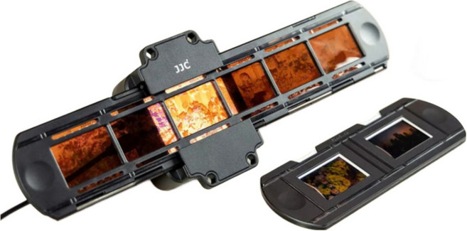 피코툴즈 필름 스캐너 키트 35mm 변환 스마트폰 DSLR 겸용 필름 홀더 + LED 조명 포함