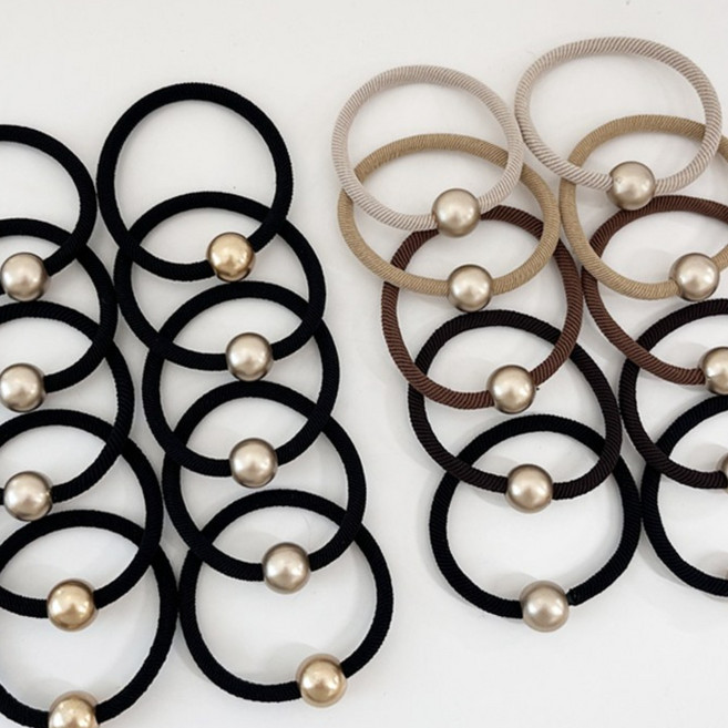 미다미 [20P세트] 골든볼 데일리 대용량 쫀쫀한 머리끈/ 짱짱한 고무줄