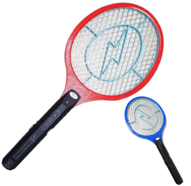 에코럭키 건전지식 전기 모기채 KC인증제품, 건전지식 전기모기채-색상랜덤