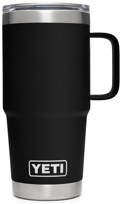 예티 램블러 20oz 텀블러 트라벨 머그컵 마그넷 뚜껑포함 6종 591ml YETI RAMBLER TRAVEL MUG, BLACK, 1개