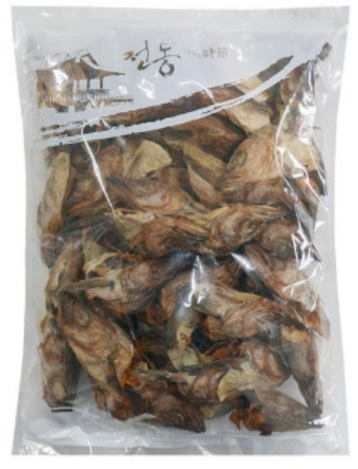 가락시장521 북어대가리 육수용 대용량 황태머리 말린 마른 황태대가리 국물용, 1개, 500g