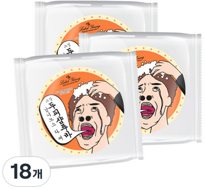 라벨영 쇼킹 두피 샴푸바, 90g, 18개