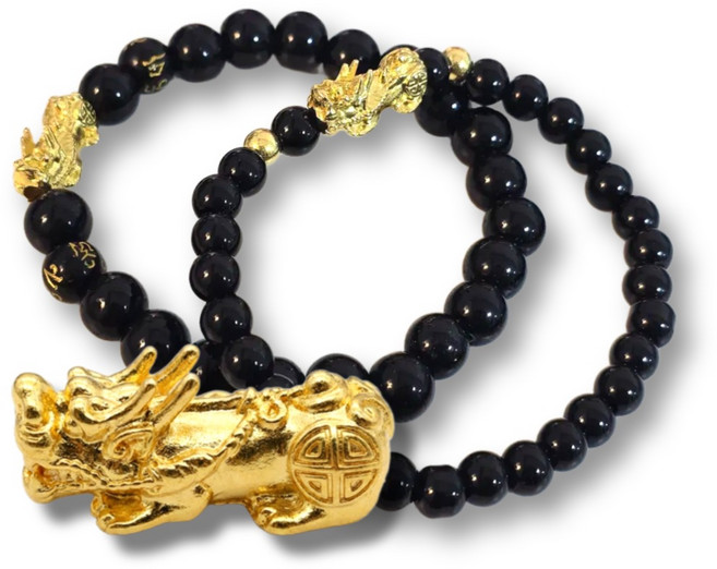 fformme 1+1 커플 비휴 팔찌 세트 (8mm 6mm 남녀맞춤)